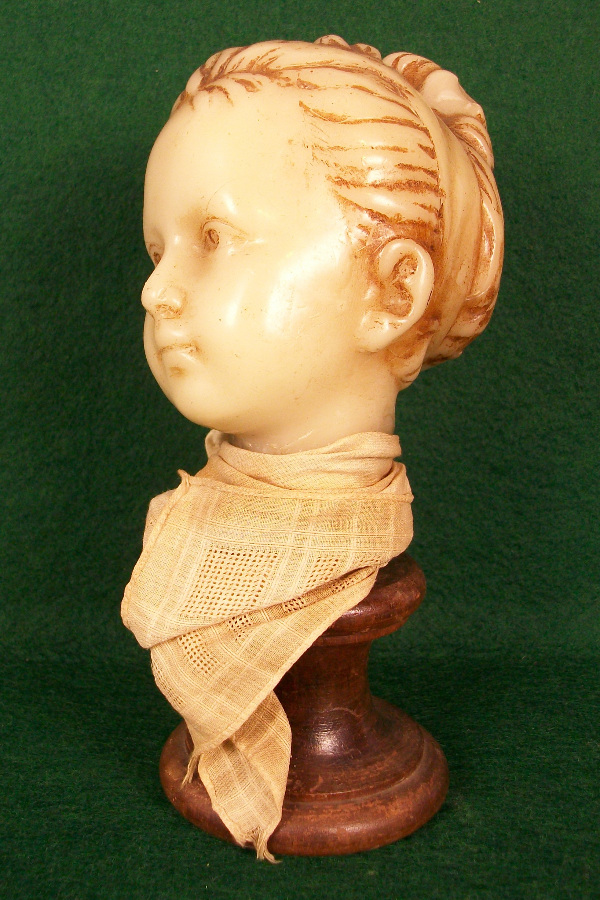 wax sculpture of Louise Brongniart